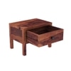 Rama Solid Wood Bedside Table in Teak Finish