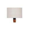 Candice Brown Cotton Shade Floor Lamp