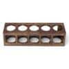 Wembley Sheesham Wood Wine Rack for 5 Bottles in Teak Finish