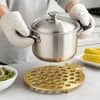 Metalsmith Designer Metal Trivet Gold Heat Resistant Table Protector