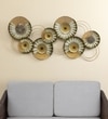 W-Iha Abstract Metal Wall Decor in Multicolor Set of 1