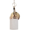 Eliante Modern Wall Lights Mild Steel & Glass Material Gold & White Finish