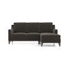 Abbey Sectional Sofa (Colour : Smoke Grey, Cushion : Soft, Seater : Right Aligned 2 Seater + Right Aligned Chaise)