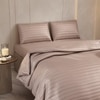 Stoa Paris Sateen Quilted King Size Bed Cover with 2 Pillow Covers (100 x 108) lted King Cha Champagne