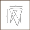 Contemporary Iron Side Table in Gold Colour