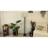 Babel Beige Jute Floor Lamp with Beige Jute Base