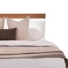 Juda Engineered Wood King  Size Bed Without Storage (Urban Teak Finish, Frosty White Colour)