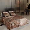 Stoa Paris Super King Size Enriched Cotton Bedsheet with 4 Pillow Covers  Size Sienna Huntress