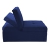 Evenie 1 Seater Pull Out Sofa cum Bed  in Navy Blue Colour