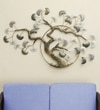 W-ELISE Abstract Metal Wall Decor in Multicolor Set of 1