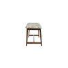Euthenia Solid Wood Bench In Provincial Teak Finish