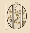 W-Kyleen Abstract Metal Wall Decor in Gold Set of 1