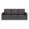 Apollo Sofa Set (Colour : Steel Grey, Cushion : Hard, Back Type : High Back, Seater : 3+1+1)