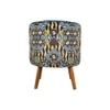 Easy Lounge Chair with Cushion in Blue Color