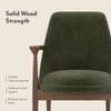 Dakota Lounge Chair In Stria Olive