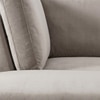 Modernelegance Wood Right Aligned 3-Seater With Upholstery Non Storage Sofa In Grey Colour