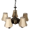 Devansh Dual Steel Metal  Wallmounted Lamp With Cotton Steel Metal  Shade