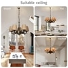 Devansh Dual Gold  Antique Wall Mounted Lamp With Off-White Cotton Shade