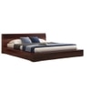 Duetto Solid Wood Queen Size Bed In Two Tone Finish