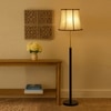 Devansh Wood & Metal Floor Lamp