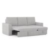 Kowloon Sectional Sofa Cum Bed with Storage in Vapour Grey
