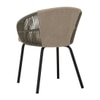 Scandinavian Atlas Dining Chair Matte Black Finish