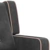 Irene One Seater Rocker Swivel Recliner in Space Grey Velvet Colour