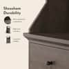 Riveria Solid Wood Bar Cabinet (Danish Walnut Finish)