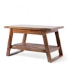Alison Sheesham Wood Coffee Table In Teak Finish