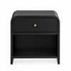 Yashvi Solid wood one Drawer bedside   In Walnut  Finish
