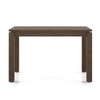 Atlas Solid Wood 4 Seater Dining Table In Danish Walnut Finish