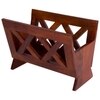 Mika Solid Wood  Bookshelf in Honey Finish