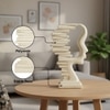 Abstract Face Sculpture Showpiece Artistic Human Profile Home Decor Accent