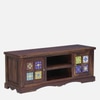 Sheesham Wood TV Unit in Provincial Teak Finish for TVs up to 50 Inches