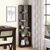 Paxton Solid Wood Bookshelf in Mahogany Finish