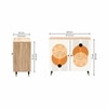 Adore Shoe Cabinet for 12 Pairs with Boho Print – Stylish Printed Shoe Organizer for Modern Homes