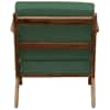 Zesta Green Fabric Accent Chair