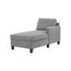 Bali Fabric Chaise Launger in Grey Colour
