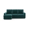 Apollo Compact Sofa (Colour : Malibu, Cushion : Soft, Back Type : High Back, Seating Capacity : Left Aligned 2 Seater + Left Aligned Chaise)