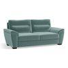 Adelaide Luxe 3 Seater Fabric Sofa in Dusty Turquoise Velvet Colour
