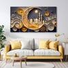 The Castle Decor Islamic Wall Painting Wooden Framed 27x48 Inch (Style 5)