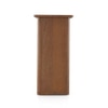 Rohe Solid Wood C Table in Amber Walnut Finish