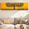 Abstract Botanical Tree Wildflower Canvas Wall Art 12 x 46 Inch