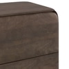 Olen Solid Wood Bedside Table In Danish Walnut Finish
