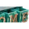 WOODENMOOD Rectangular Wall Rack