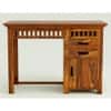 Aspen Solid Wood Study Table in Teak Finish
