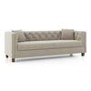 Windsor 3 Seater Fabric Sofa (Colour: Oyster Beige)