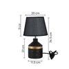 Black and Gold Vintage Ceramic Table Lamp