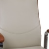 Ettorez Lexus Hb Ultra Premium Leatherette Office Chair In Cream And Tan