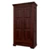 Parker 2 Door 2 Drawer Sheesham Wood Wardrobe in dark Honey Oak Finish
